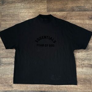 Essentials Fear of God Shirt Mens Large Boxy Oversized Streetwear Logo Cotton